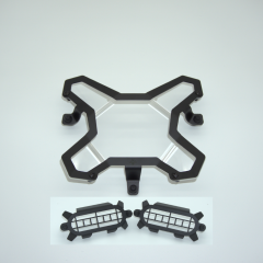 R 1300 ADV FAR KORUMA (CLEAR) + ÖN SİS FAR KORUMASI V2 ( IZGARA )